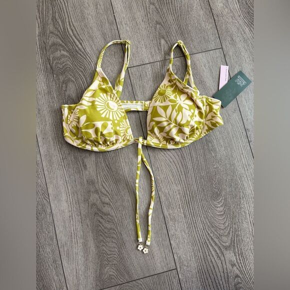 Wild fable Green Floral Bikini Top - Picture 1 of 4
